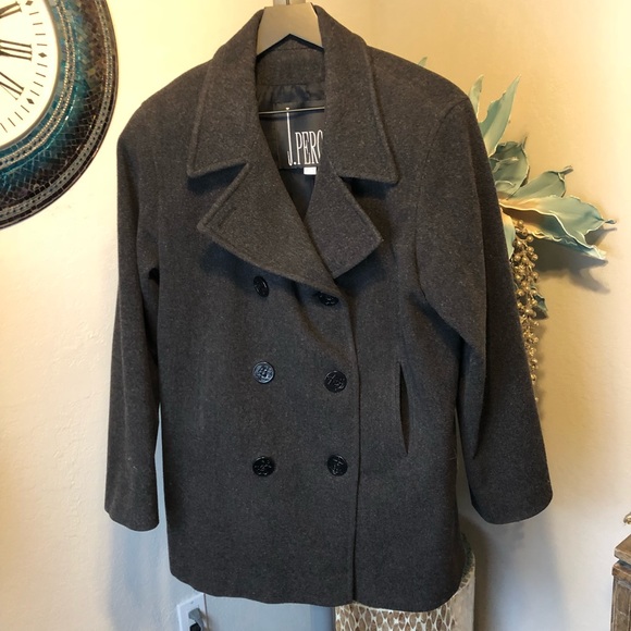 j percy pea coat